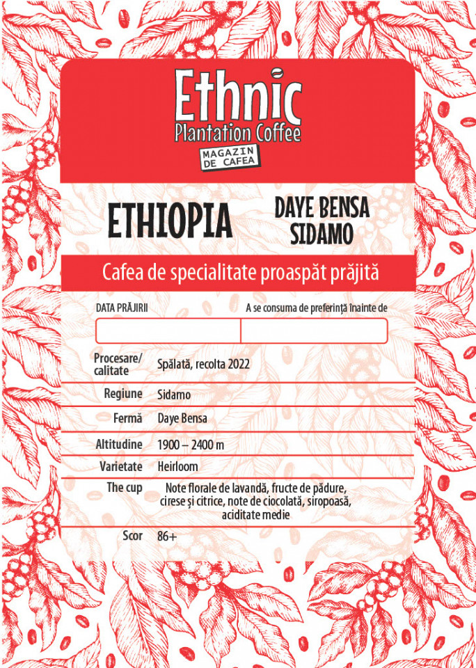 Ethiopia sidamo cafea de specialitate