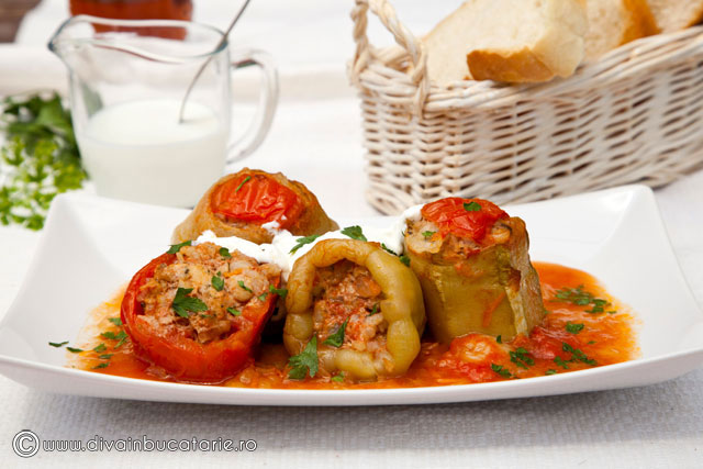 Legume umplute cu carne