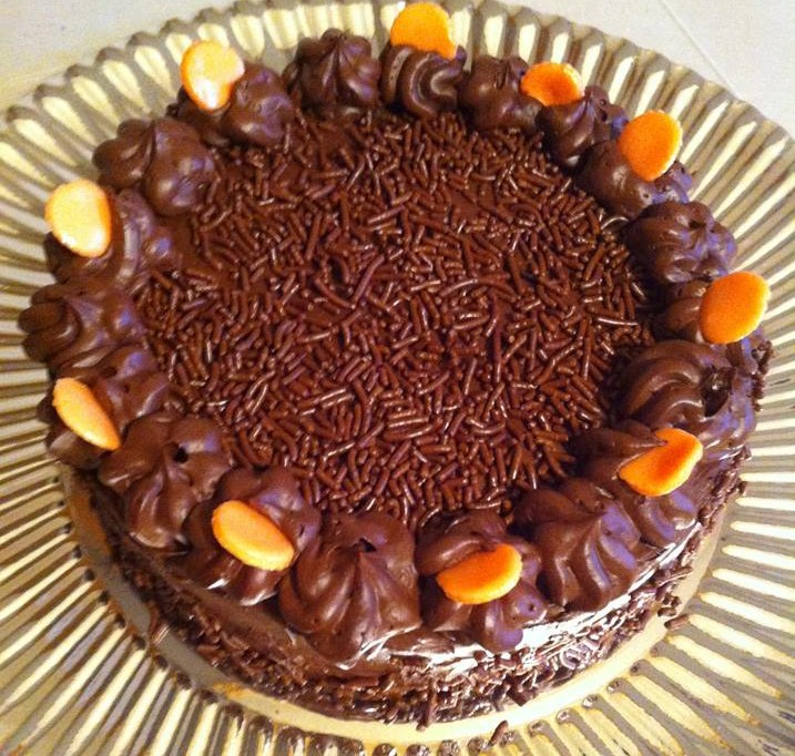 Tort aida ciocolata portocale